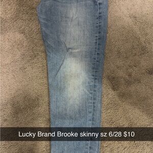 Lucky Brand Blue Ankle Jeans